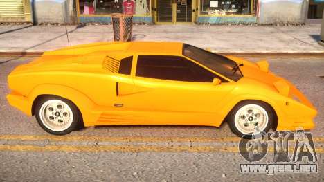 1989 Lamborghini Countach 25th Anniversary v1.1 para GTA 4