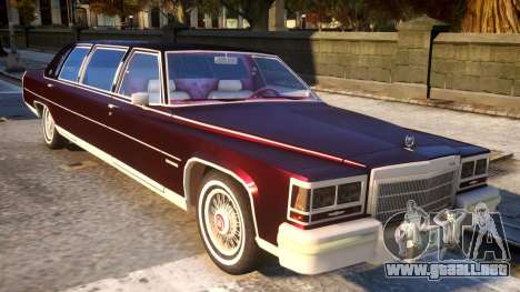 Cadillac Fleetwood Limousine 1985 para GTA 4