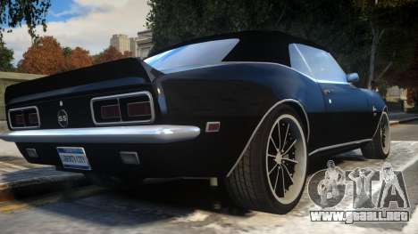 Chevrolet Camaro Mk.I 1968 Wheel EPM v1.0 para GTA 4