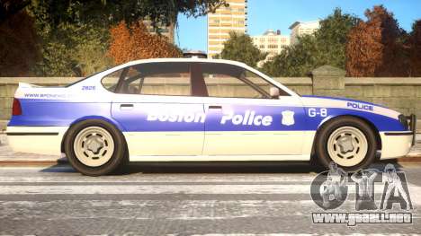Declasse Merit Boston Police Department para GTA 4