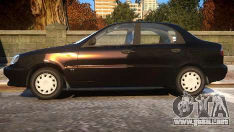 Daewoo Lanos Sedan SX PL 1997 para GTA 4