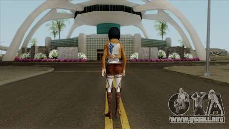 Mikasa Ackerman (Shingeki No Kyojin) para GTA San Andreas