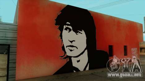 Viktor Tsoi Arte De La Pared para GTA San Andreas