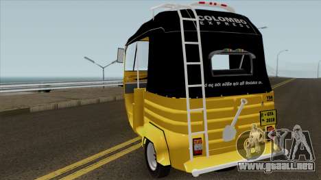 Sri Lankan Three Wheeler Taxi para GTA San Andreas