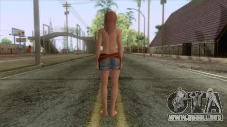 Honoka Topless Skin para GTA San Andreas