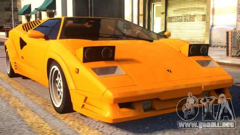 1989 Lamborghini Countach 25th Anniversary v1.1 para GTA 4