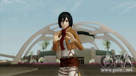 Mikasa Ackerman (Shingeki No Kyojin) para GTA San Andreas