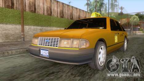 New Taxi HD para GTA San Andreas