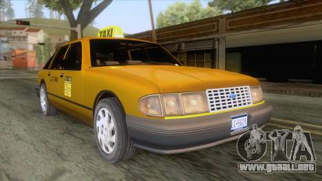 New Taxi HD para GTA San Andreas