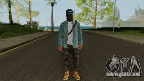 Marcus Holloway - Watch Dogs GTA Online Cosplay para GTA San Andreas