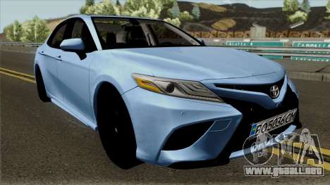 Toyota Camry 2018 para GTA San Andreas