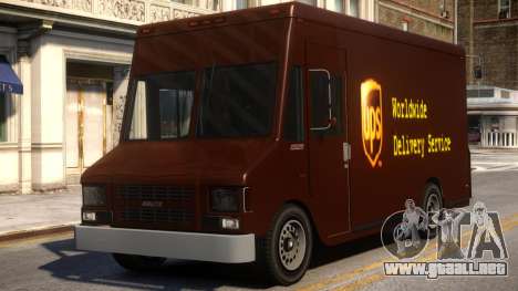 UPS Boxville para GTA 4