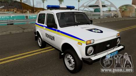 VAZ 2121 de la Policía de Ucrania para GTA San Andreas