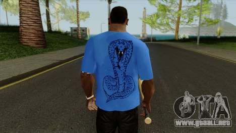 T-shirt con una serpiente para GTA San Andreas