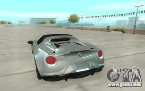 Alfa Romeo 4C 15 para GTA San Andreas