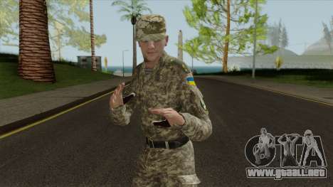 Un Oficial De Las Fuerzas Armadas De Ucrania para GTA San Andreas