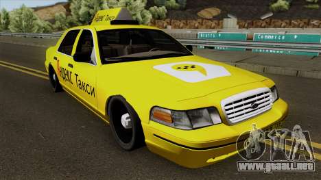 Ford Crown Victoria "Taxi Yandex" para GTA San Andreas