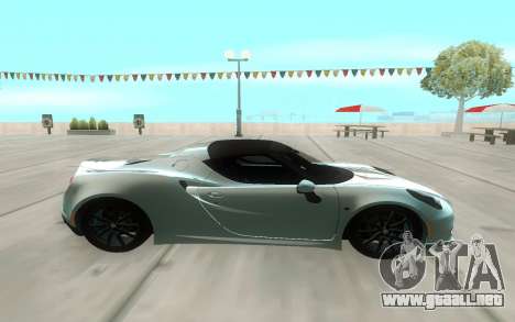 Alfa Romeo 4C 15 para GTA San Andreas