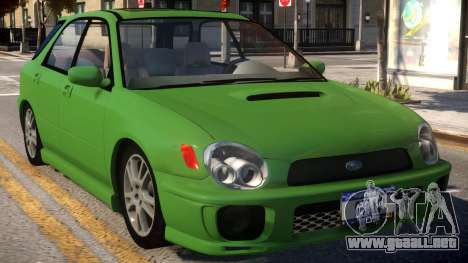 2006 Subaru Impreza WRX Wagon para GTA 4