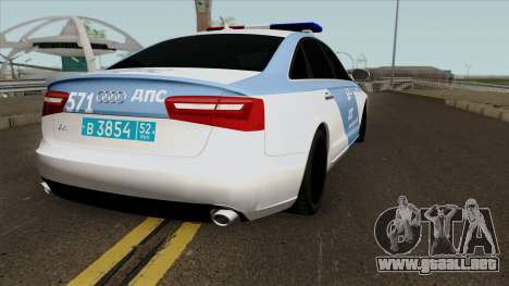 Audi A8 Police para GTA San Andreas