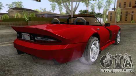 Dodge Viper Cabrio para GTA San Andreas