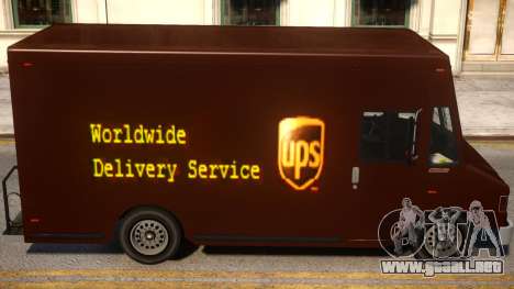 UPS Boxville para GTA 4