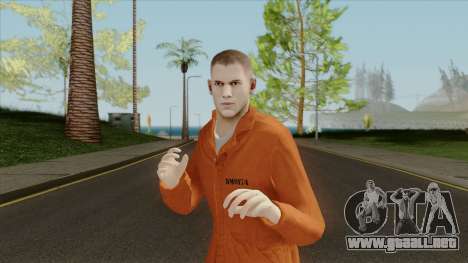Michael Scofield Prison Outfit para GTA San Andreas