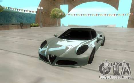 Alfa Romeo 4C 15 para GTA San Andreas