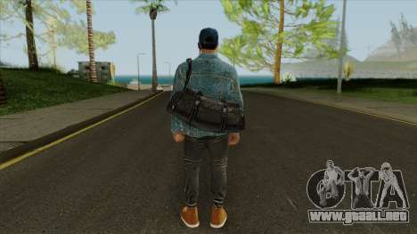 Marcus Holloway - Watch Dogs GTA Online Cosplay para GTA San Andreas