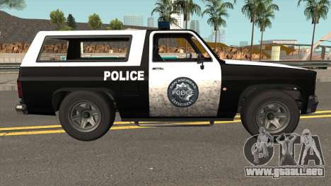 Declasse Rancher Police para GTA San Andreas