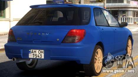 Subaru Impreza STi Wagon para GTA 4