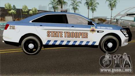 Ford Taurus 2013 Red County Police para GTA San Andreas