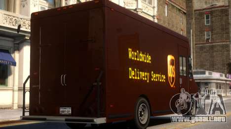 UPS Boxville para GTA 4