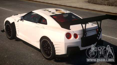 Nissan GTR 2017 Hamann para GTA 4