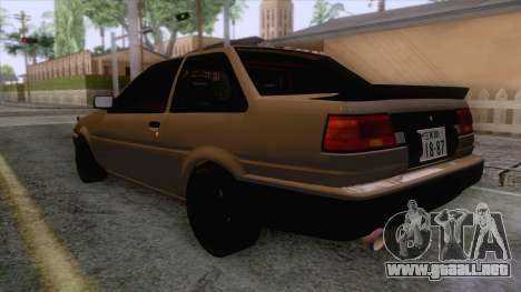 Toyota AE86 Coupe Touge Style para GTA San Andreas