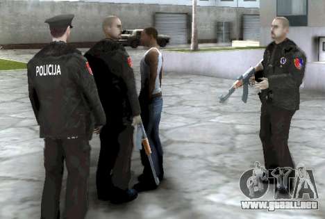 Cantón De Sarajevo, Agentes De La Policía Pack para GTA San Andreas