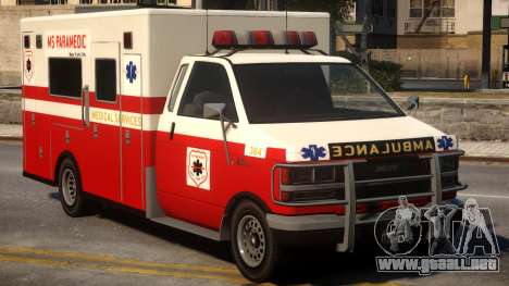 Ambulance Real New York para GTA 4
