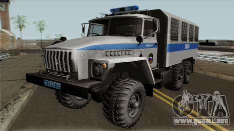 Ural 4320 De Las Fuerzas Especiales para GTA San Andreas