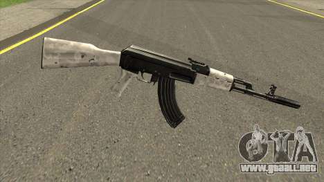 AK-47 Grey Chrome para GTA San Andreas