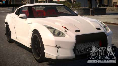 Nissan GTR 2017 Hamann para GTA 4