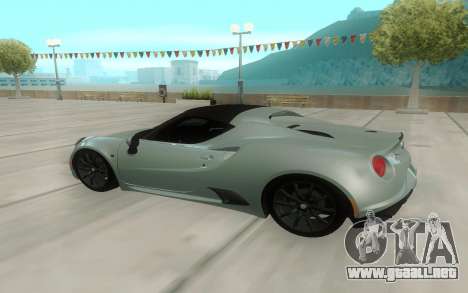 Alfa Romeo 4C 15 para GTA San Andreas