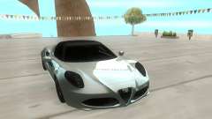 Alfa Romeo 4C 15 para GTA San Andreas