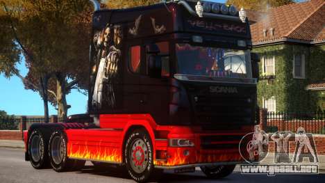Scania R580 Longline Custom PJ18 para GTA 4