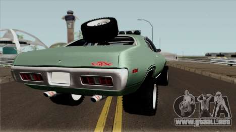 Plymouth GTX Rusty Rebel 1972 para GTA San Andreas