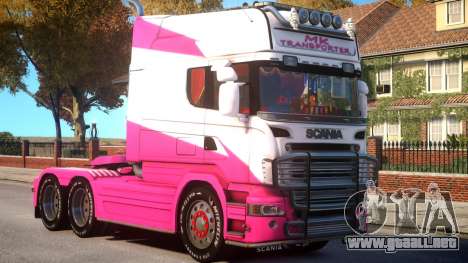 Scania R580 Longline Custom PJ9 para GTA 4