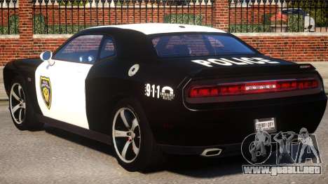 Dodge Challenger SRT8 Police para GTA 4