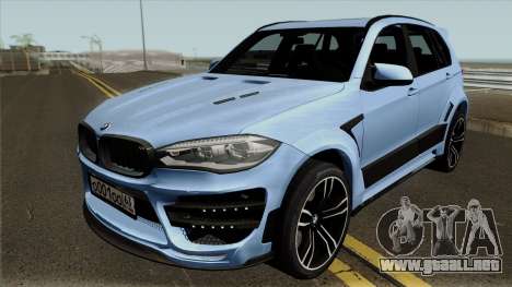 BMW X5M Regendage para GTA San Andreas