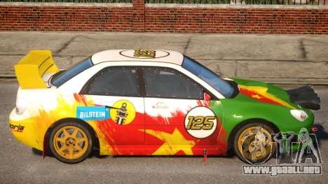 Subaru Impreza WRX V1.3 para GTA 4