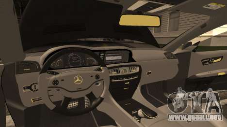 Mercedes-Benz CL65 AMG para GTA San Andreas