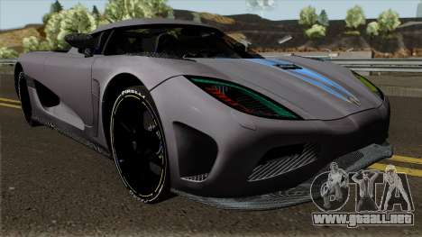 Koenigsegg Agera para GTA San Andreas